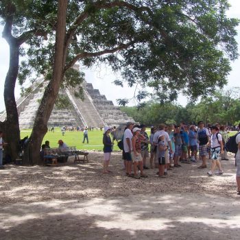 Chitzen Itza na 10.00 uur.....druk!
